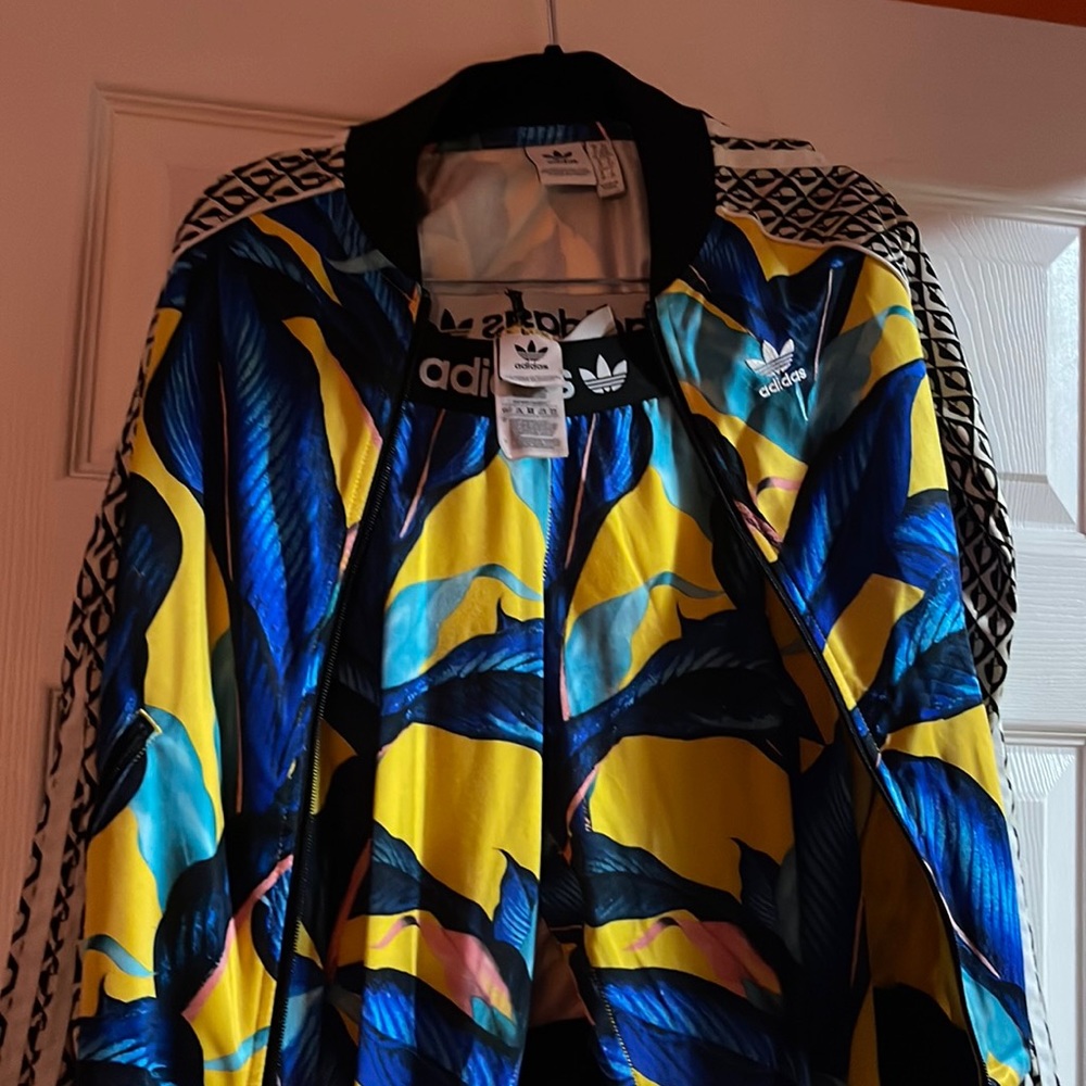 adidas Originals Blue and Yellow Jacket